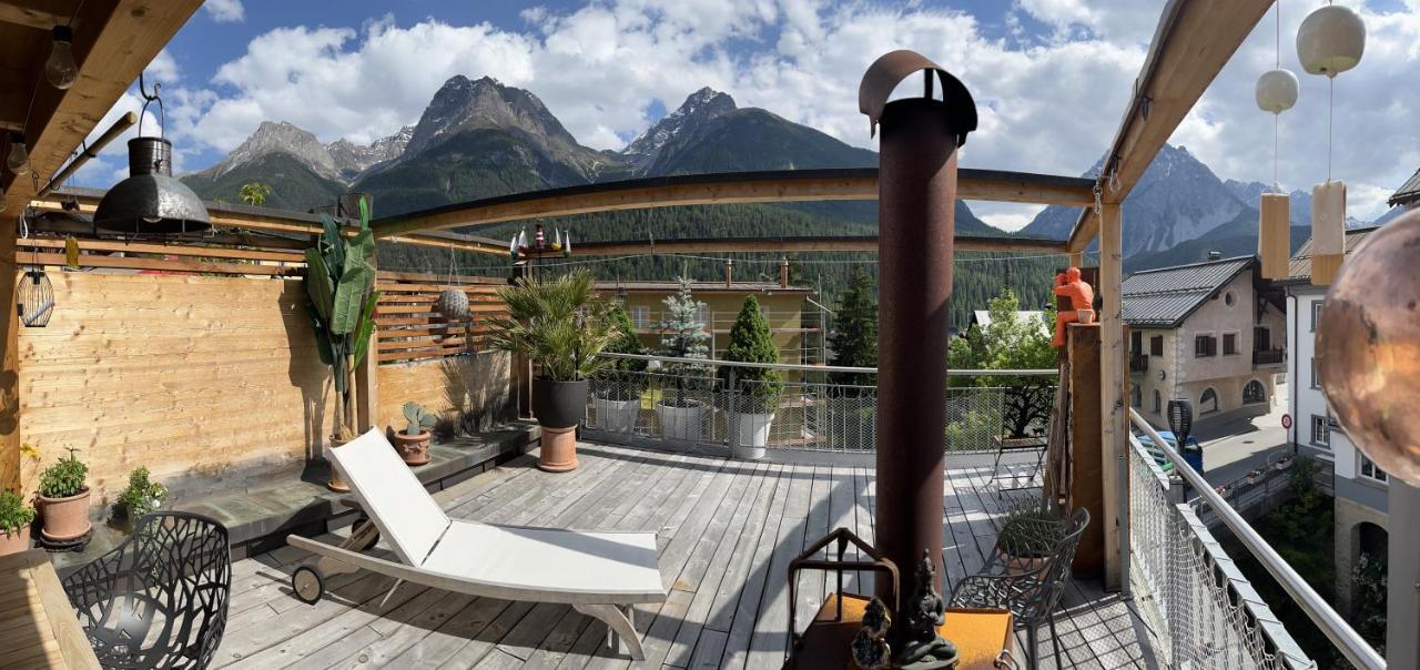 Hotel Traube Scuol Exteriér fotografie