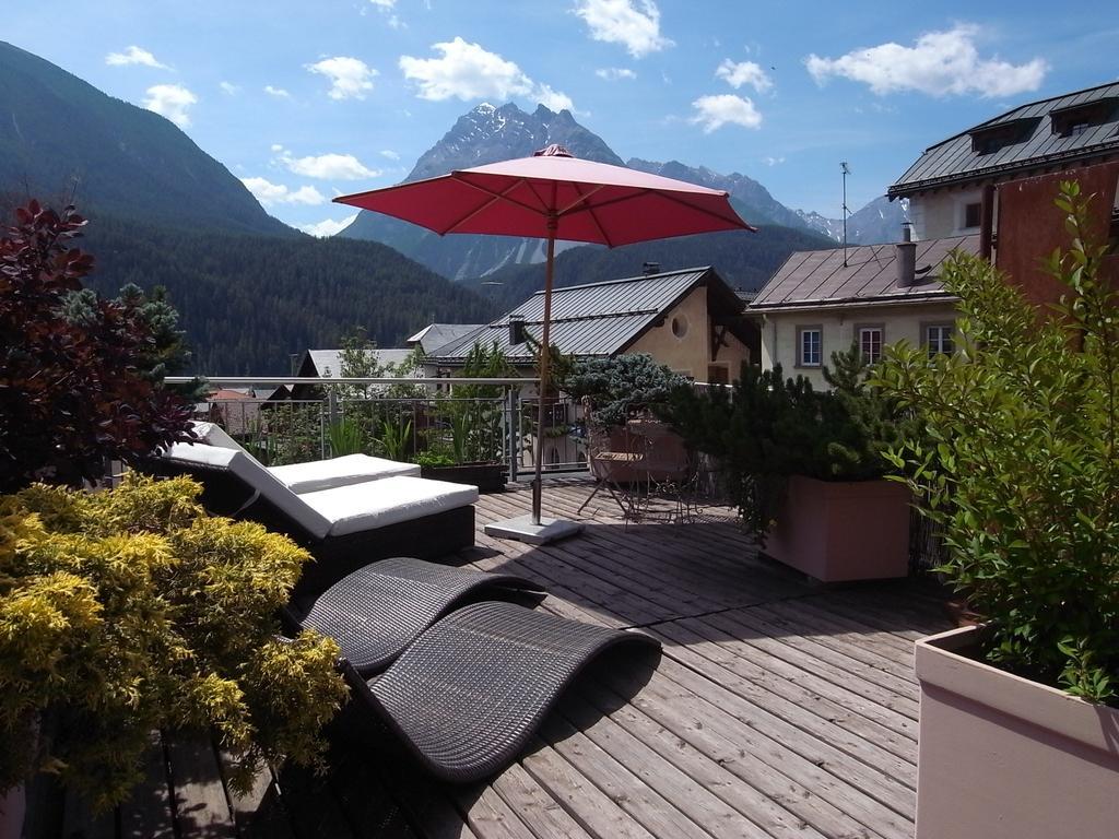 Hotel Traube Scuol Exteriér fotografie